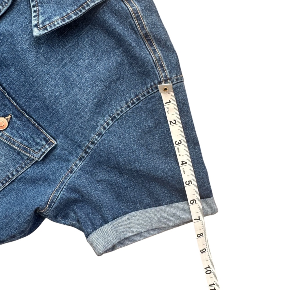 Celebrity Pink Jumpsuit ‎ Women's Denim Short Sleeve Long Jumpsuit Size XL - Picture 9 of 16